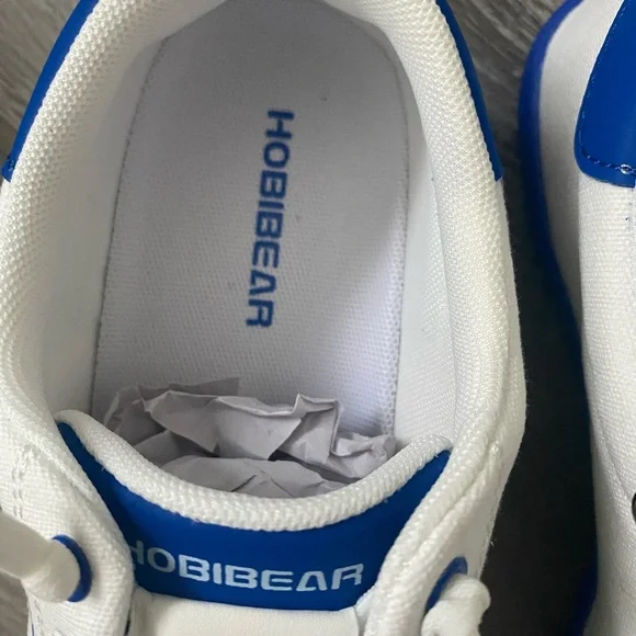 Hobibear Barefoot Shoes -Sorrel Woman's 8 / Unisex Size 39 Blue & White - Picture 6 of 9